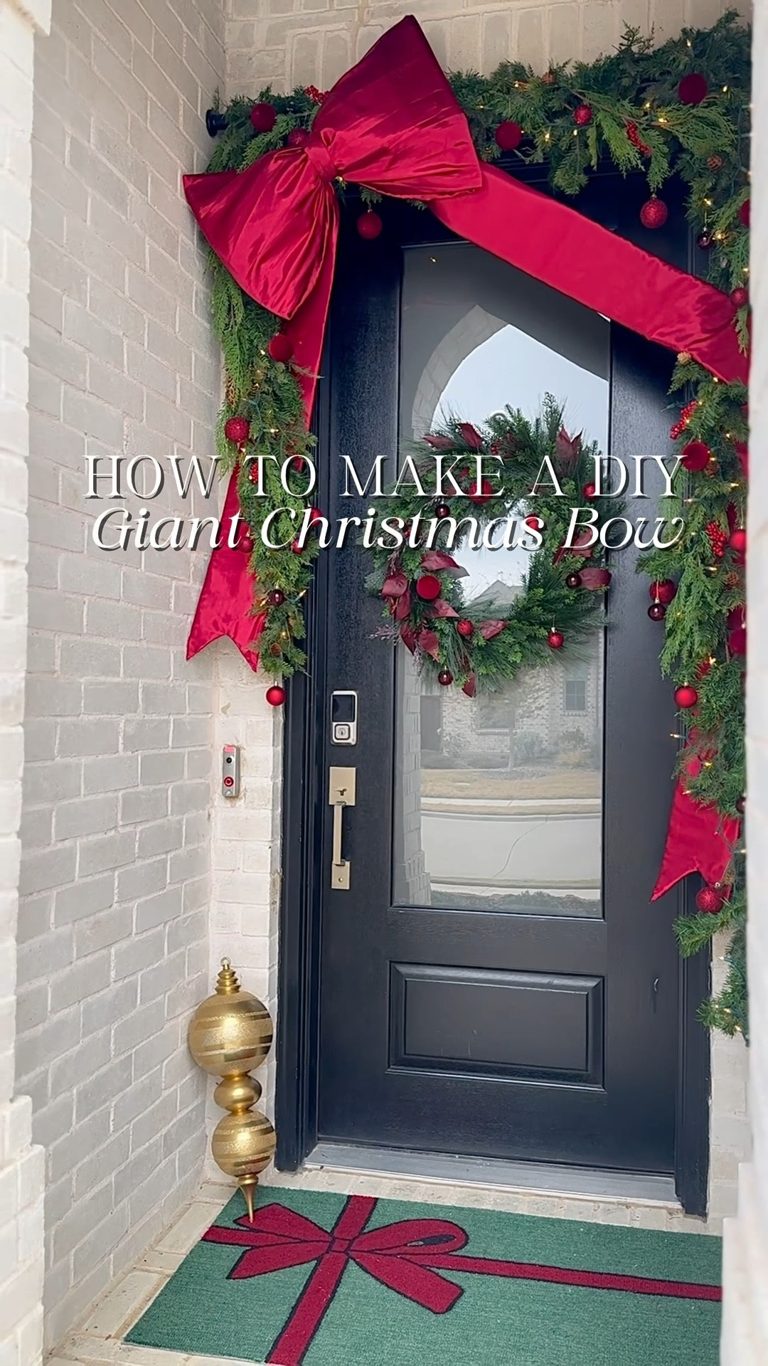 How to make a diy giant Christmas bow! All the supplies you’ll need

#LTKHoliday #LTKHome #LTKSeasonal