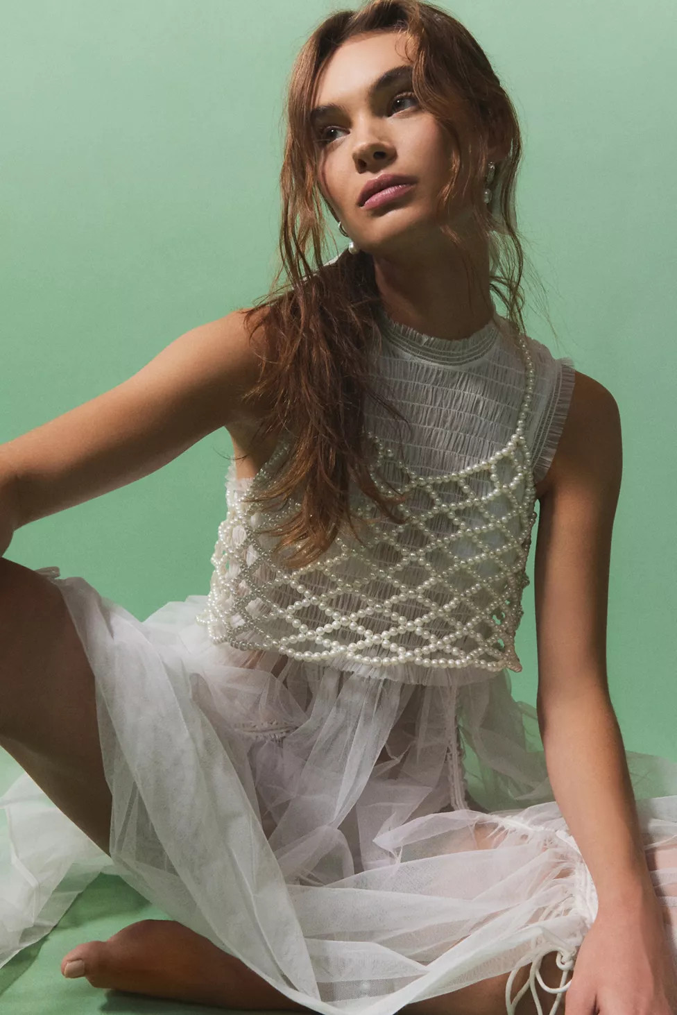 Dolly Pearl Cami | Urban Outfitters (US and RoW)