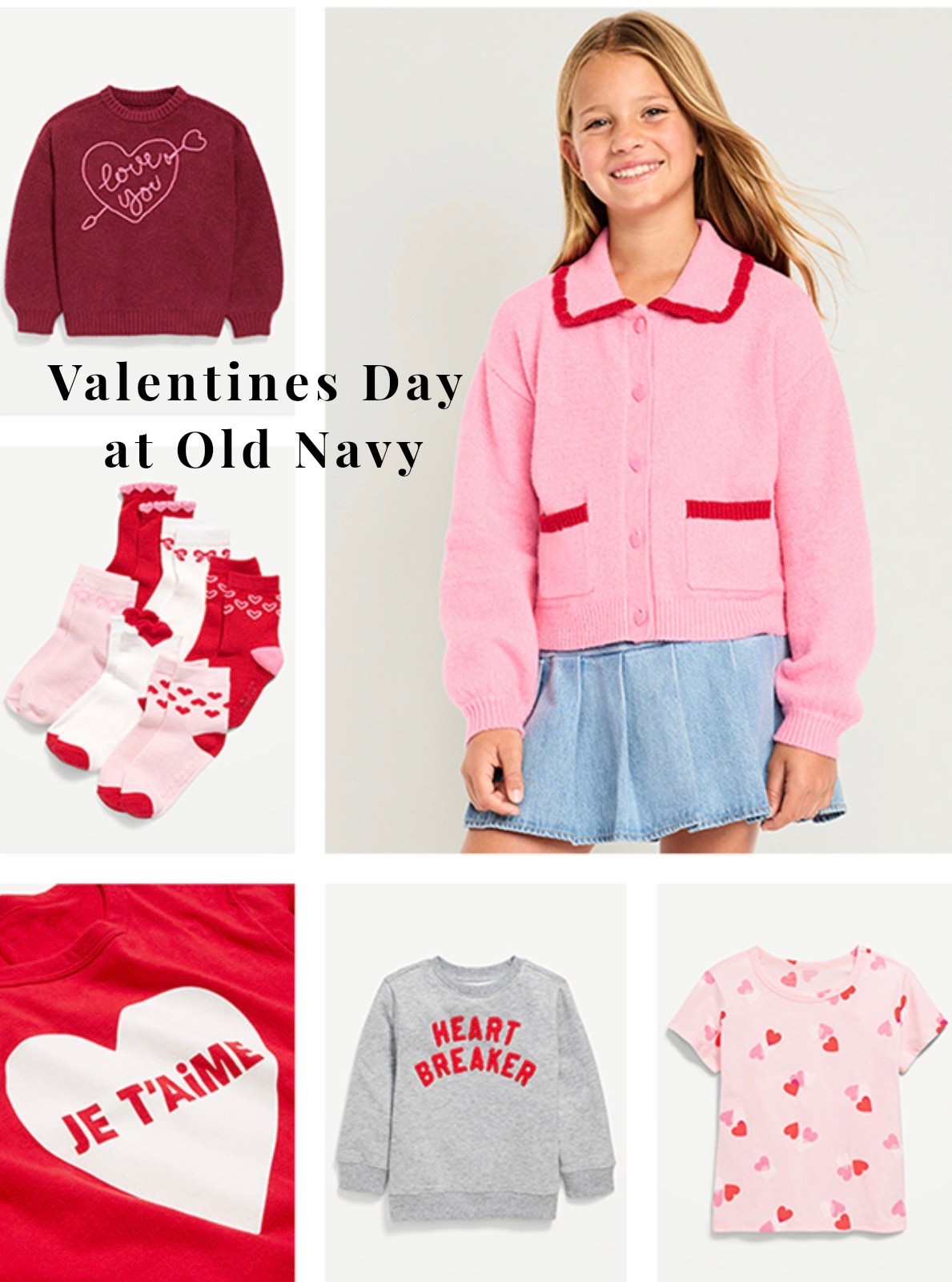 💕 Valentine’s Day Finds at Old Navy 

Dressing the whole family for Valentine’s Day doesn’t have to break the bank — Old Navy has the cutest heart prints, festive reds & pinks, cozy sweaters, tees, dresses, and even matching PJs for everyone.

Perfect for school parties, family photos, or just spreading the love — all at prices that make sense. 💌

Cute. Comfy. Budget-friendly.

#LTKSeasonal #LTKKids