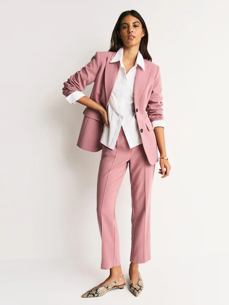 Lichtroze - Sculpting Tailored Slim Trousers | Next EU
