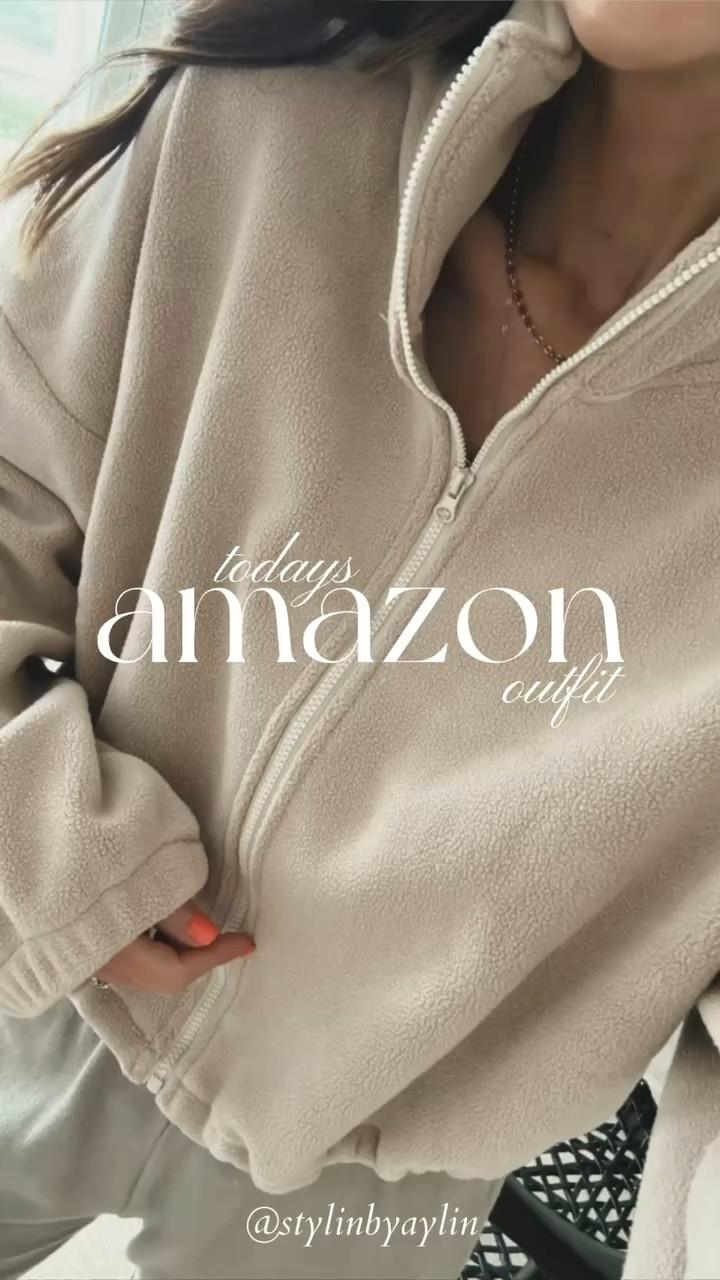 Todays amazon outfit!
I'm just shy of 5-7 wearing the size small fleece jacket and XS leggings... my sneakers are KIDS sizing, please use conversion chart before purchasing.
#StylinByAylin #Aylin

#LTKstyletip #LTKfindsunder100 #LTKshoecrush