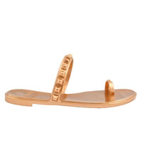 Maria Flat Sandal - Metallic Jelly | Carmen Sol