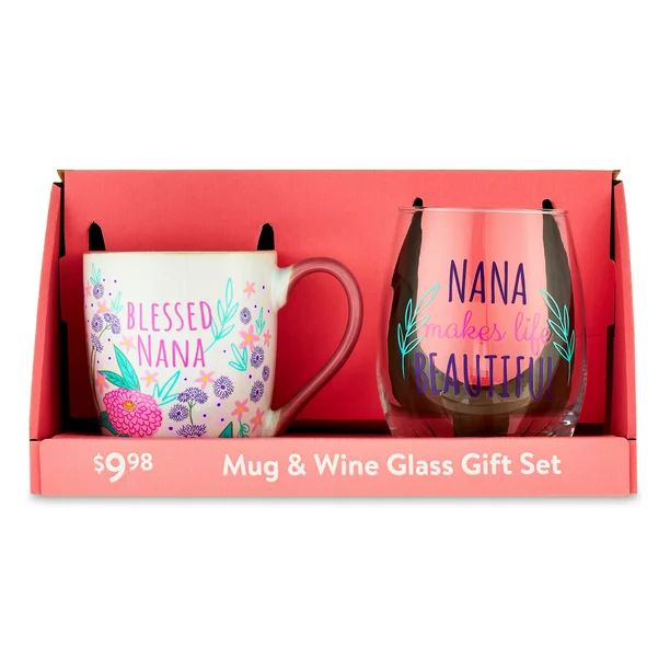 Mother's Day Mug & Wine Glass Gift Set-Way To Celebrate | Walmart (US)