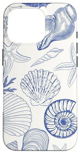 Sea shell summer coastal aesthetic Case for iPhone 16 Pro | Amazon (US)