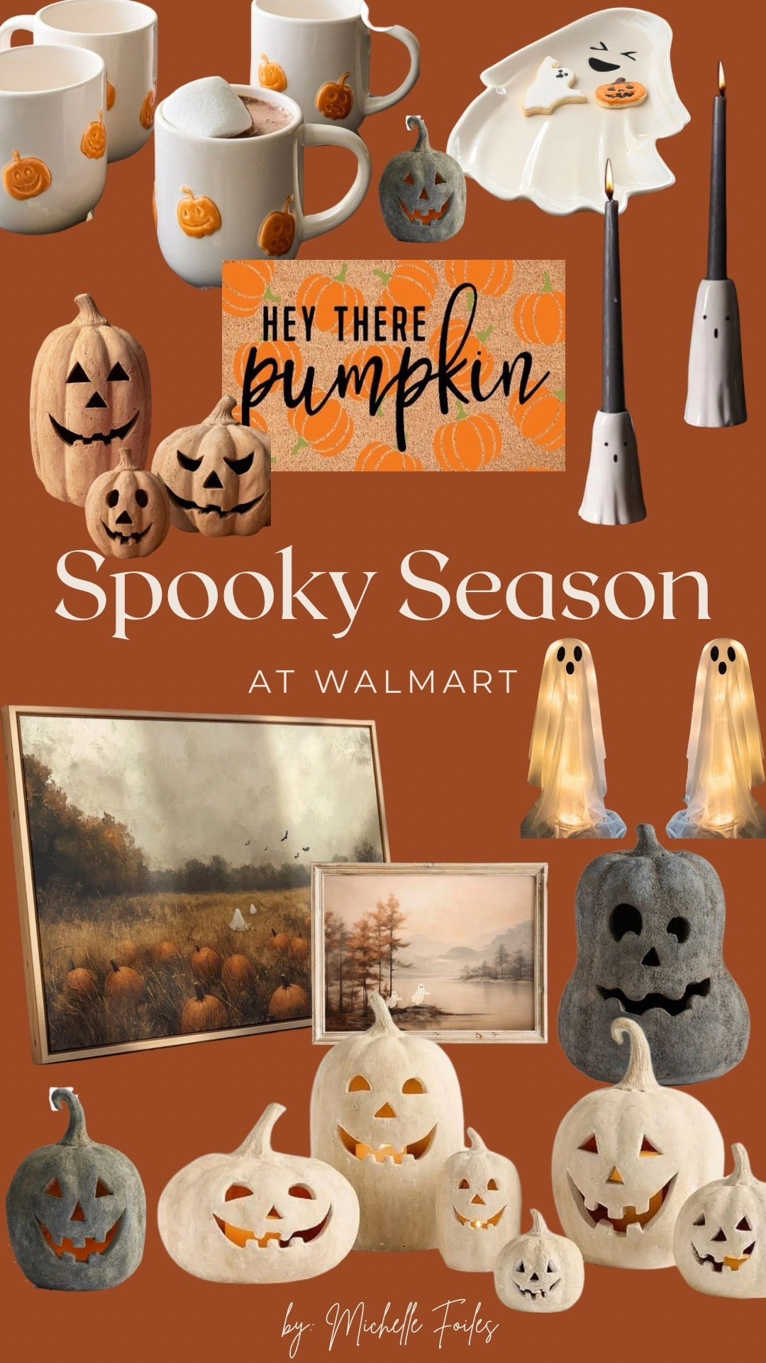 The prices on these items are insane!! Spooky season is here, and Walmart is delivering all the cozy + creepy vibes 👻🎃 From ghost mugs for your morning cocoa to light-up pumpkins for your porch, these finds are too cute to be scary. Affordable, festive, and perfect for turning your home into a fall dream. 🍂🕯️ #HeyTherePumpkin

#SpookySeason #FallDecor #WalmartFinds #PumpkinEverything #GhostDecor #HalloweenDecor #FallVibesOnly #SeasonalHomeDecor #FallAesthetic #CozyFall #PumpkinSpiceSeason #AutumnDecor #WalmartHome #BudgetFriendlyDecor #LTKHome #LTKSeasonal




#LTKStyleTip #LTKSaleAlert #LTKautumn