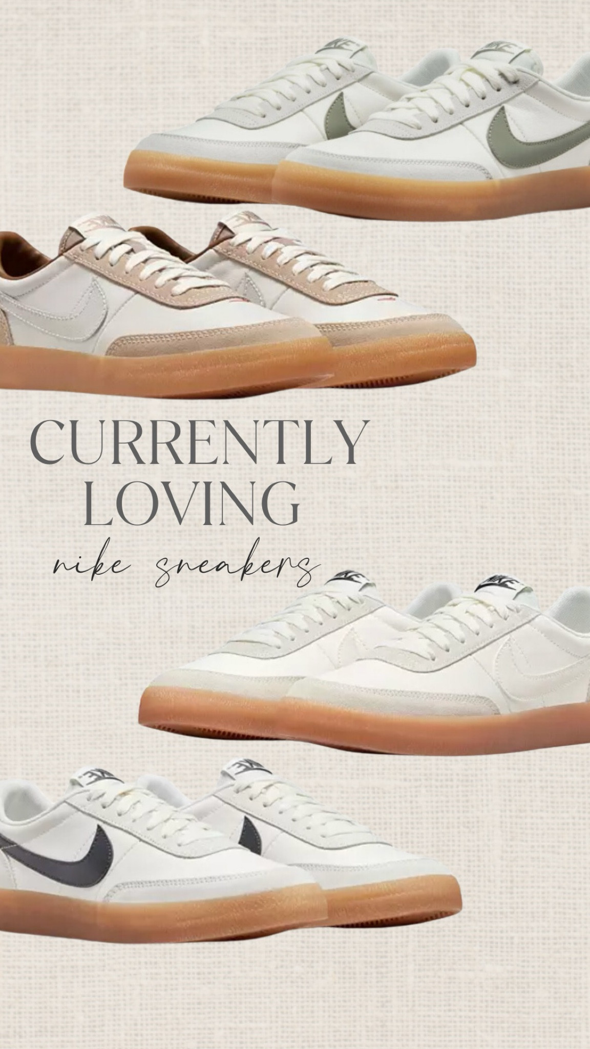 I have the green pair of these sneakers and love them! They are so cute and comfortable! These are some other great color options! 


Loverly grey, Nike sneakers, low too sneakers, cute sneakers

#LTKShoeCrush #LTKSeasonal #LTKStyleTip