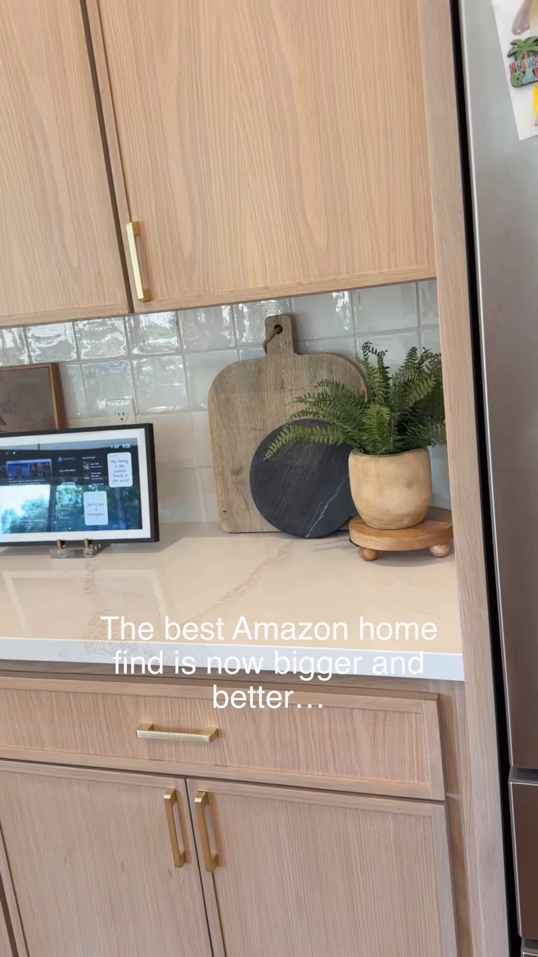 My favorite smart home upgrade is bigger, better, and currently on sale. 🙌 comment AMAZON and I’ll send you details including the frame that makes it look like art 

My favorite part is being able to see our family calendar, reminders, and photos from across the room without picking up my phone.

If you’ve been thinking about upgrading your Alexa device, this is the one I’d recommend.

Who else loves smart home gadgets that actually make life easier?

#EchoShow21 #AmazonFinds #SmartHome #AlexaTips #AmazonDeals