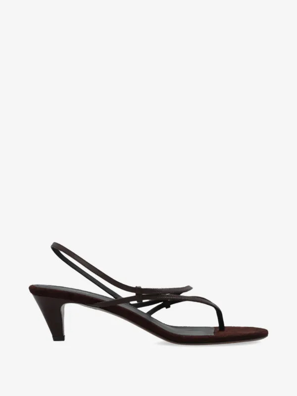 Safi open-toe leather sandals | Farfetch Global