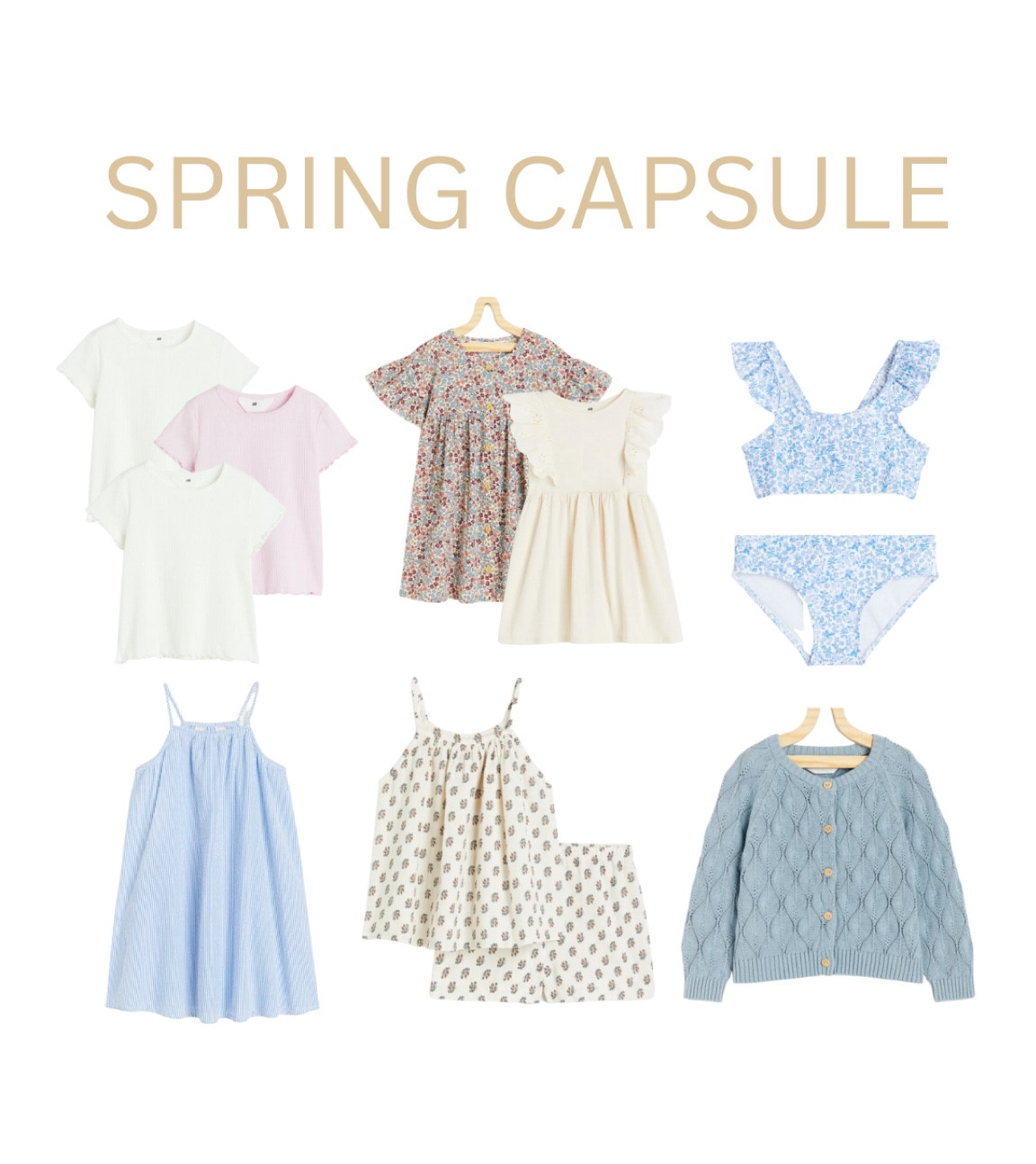 Little girl spring capsule, part two! Cool tones for my sweet niece! I wish I had known how life changing kids capsule wardrobes would be sooner! 

#LTKfamily #LTKSeasonal