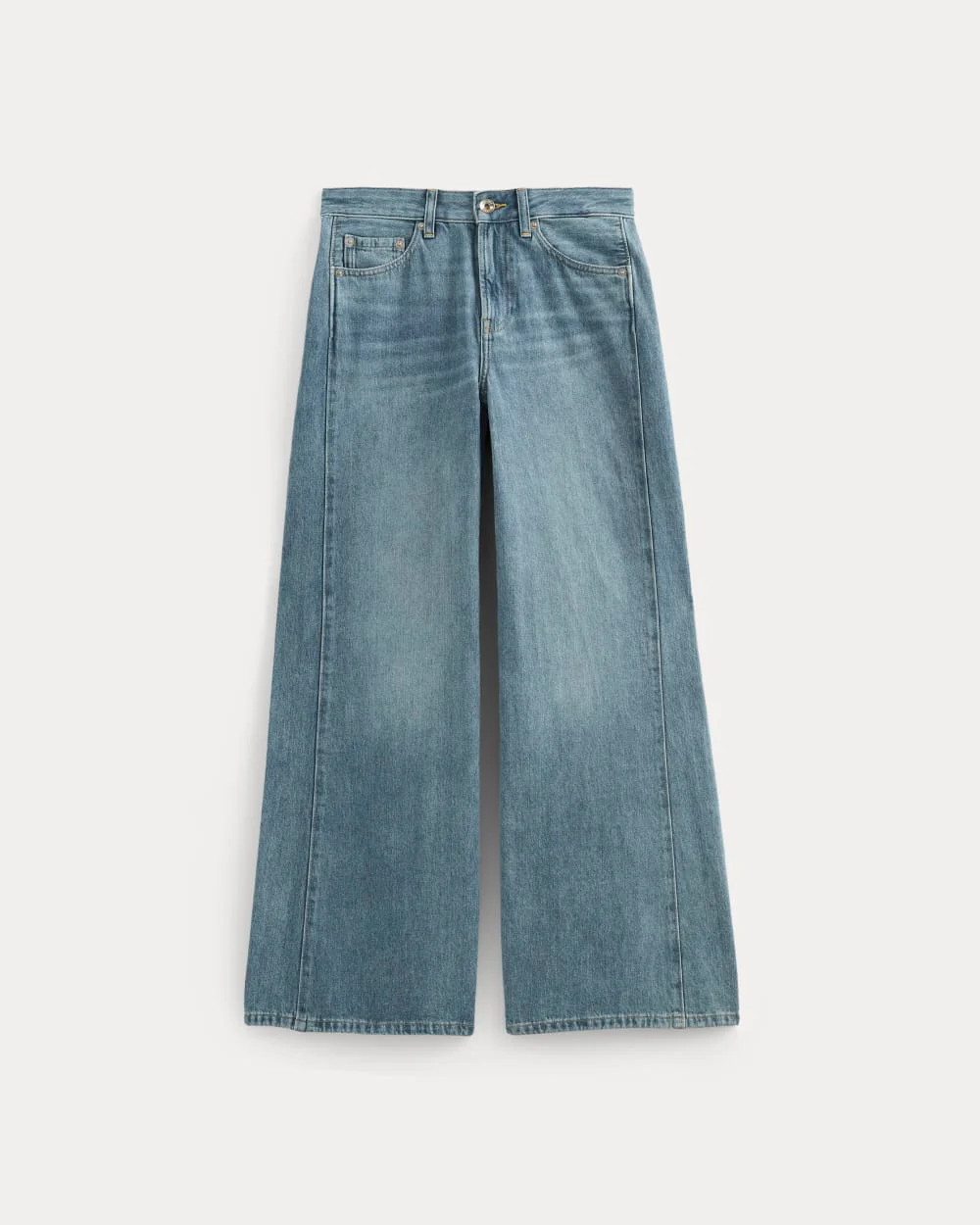 Paneled Wide-Leg Jean | Tungsten Scratch | Everlane