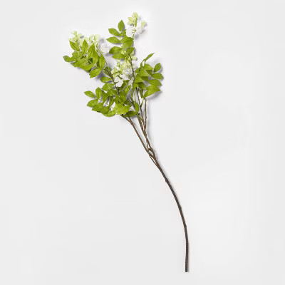 30" Artificial Wisteria Stem White/Green - Threshold™ | Target