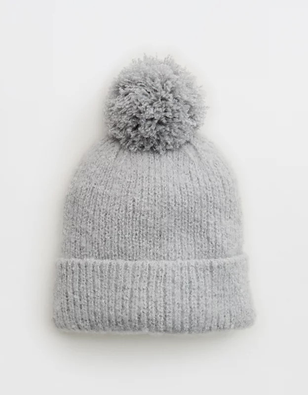 Aerie Fuzzy Pom Beanie | Aerie