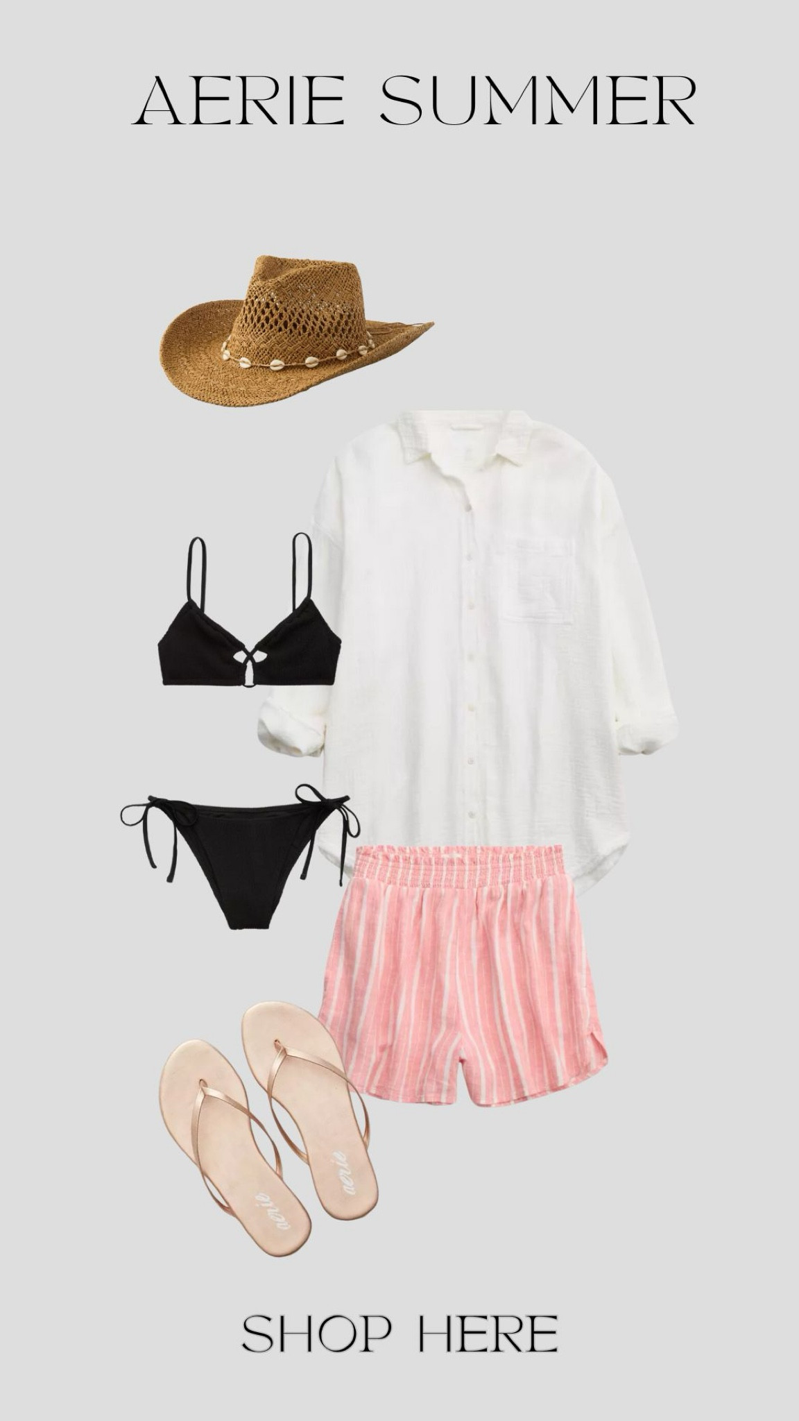 Aerie summer sale. $10 bikinis, summer cowboy hat, linen boxer shorts 

#LTKSaleAlert #LTKSeasonal #LTKSummerSales