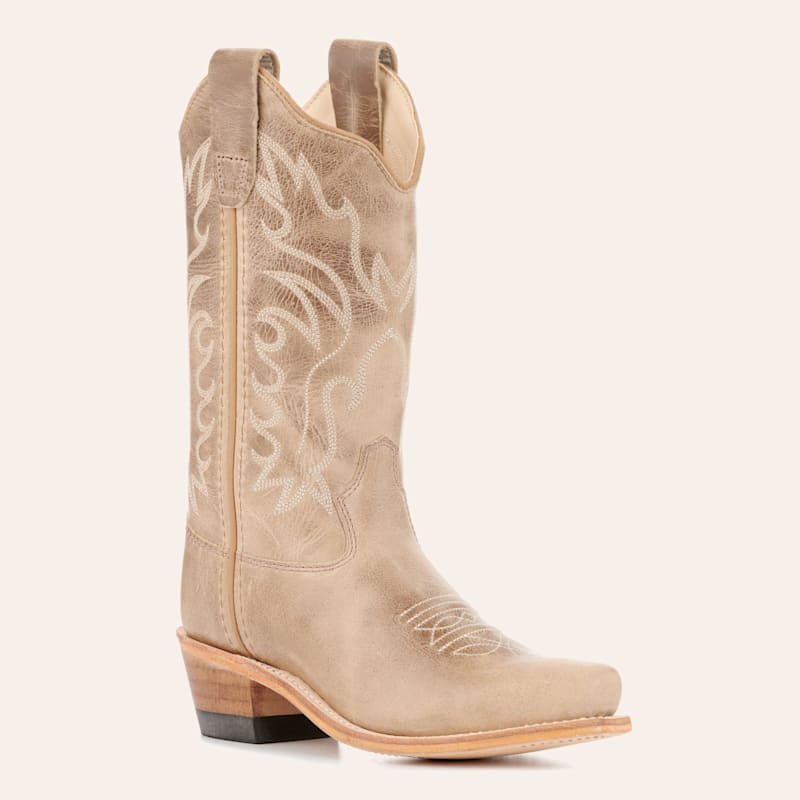 Old West Kids' Khaki Tan Snip Toe Cowboy Boots | Cavender's