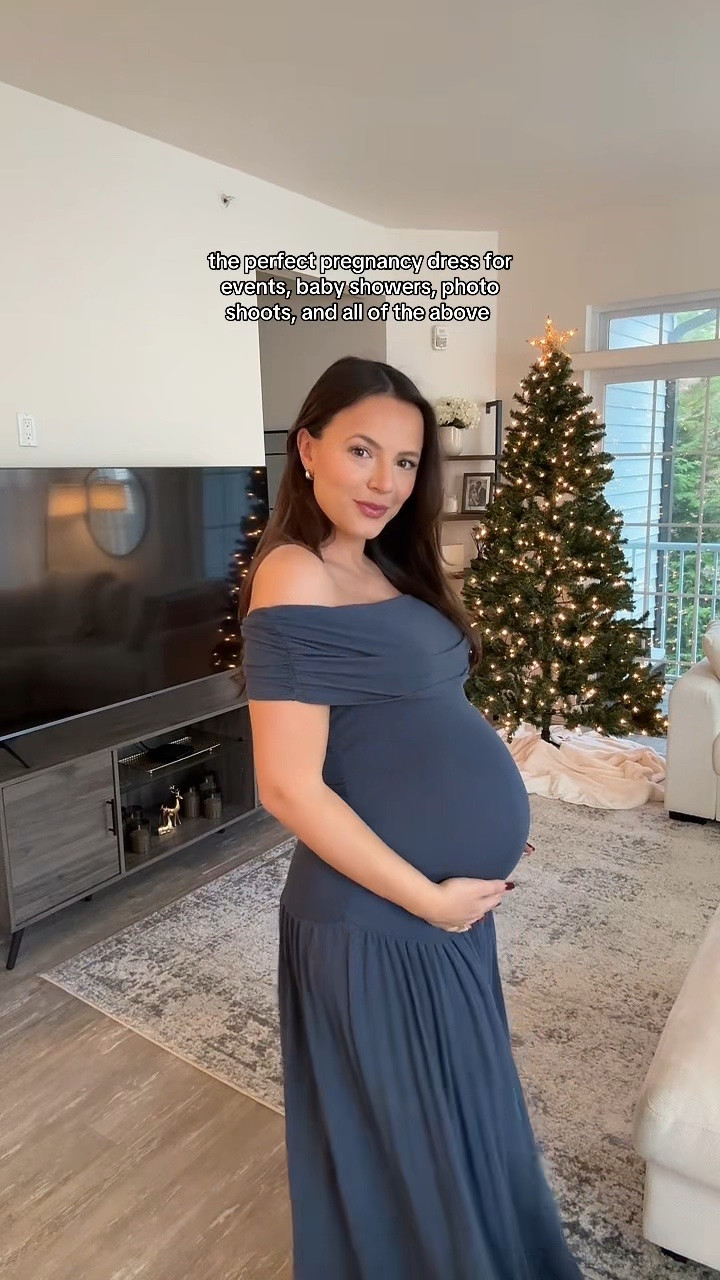 The most perfect bump friendly dress!! I love this for baby showers or maternity shoots but also perfect for events/holidays/parties ❤️ I wore for Thanksgiving. Some colors are on sale toooo 

#LTKBump #LTKFindsUnder50 #LTKootd