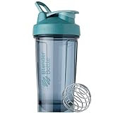 BlenderBottle Shaker Bottle Pro Series Perfect for Protein Shakes and Pre Workout, 24-Ounce, Cerulea | Amazon (US)