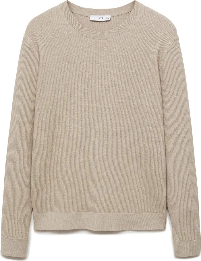 MANGO Rib Sweater | Nordstrom | Nordstrom