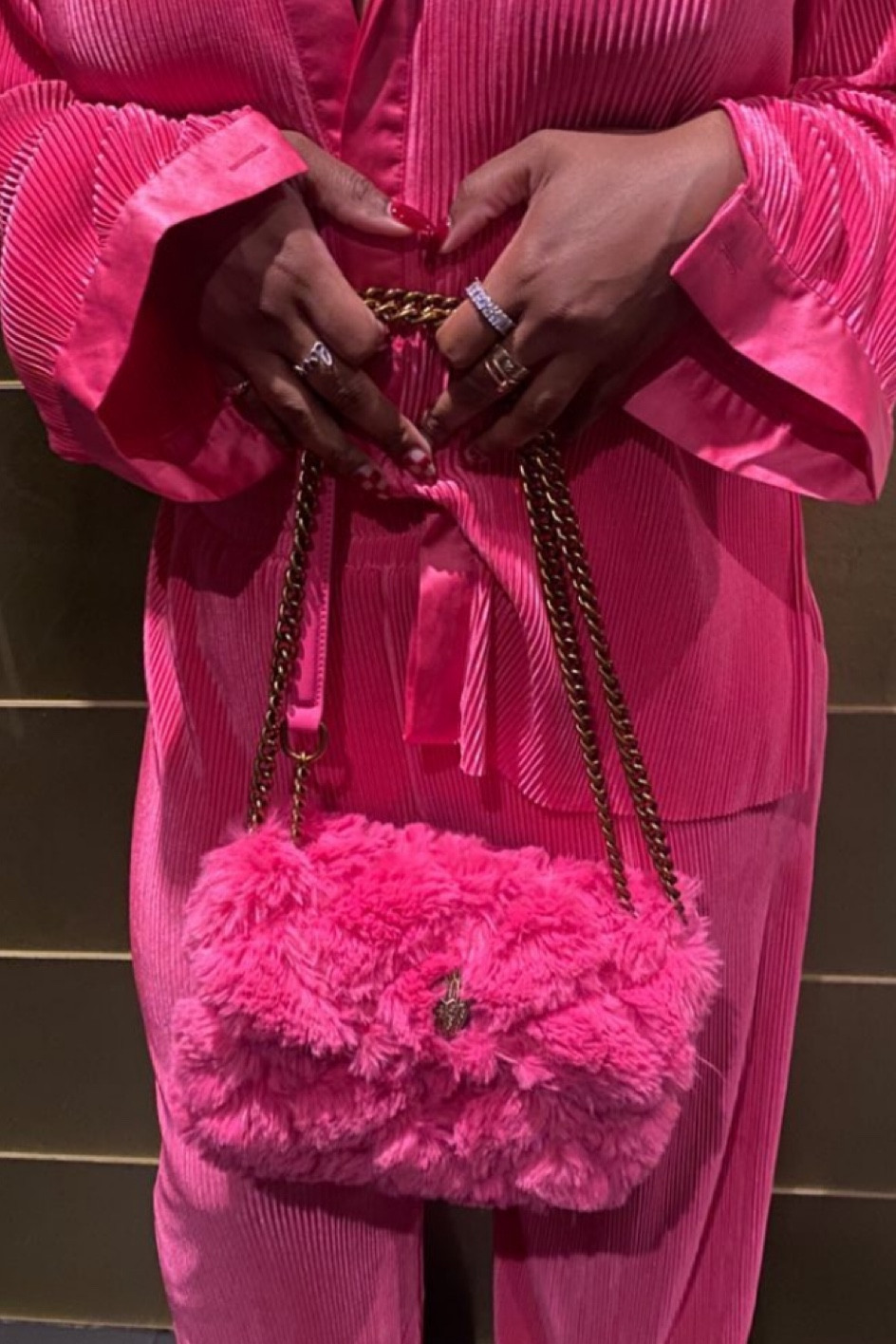 Fuzzy Kurt Geiger 

#LTKitbag #LTKFind