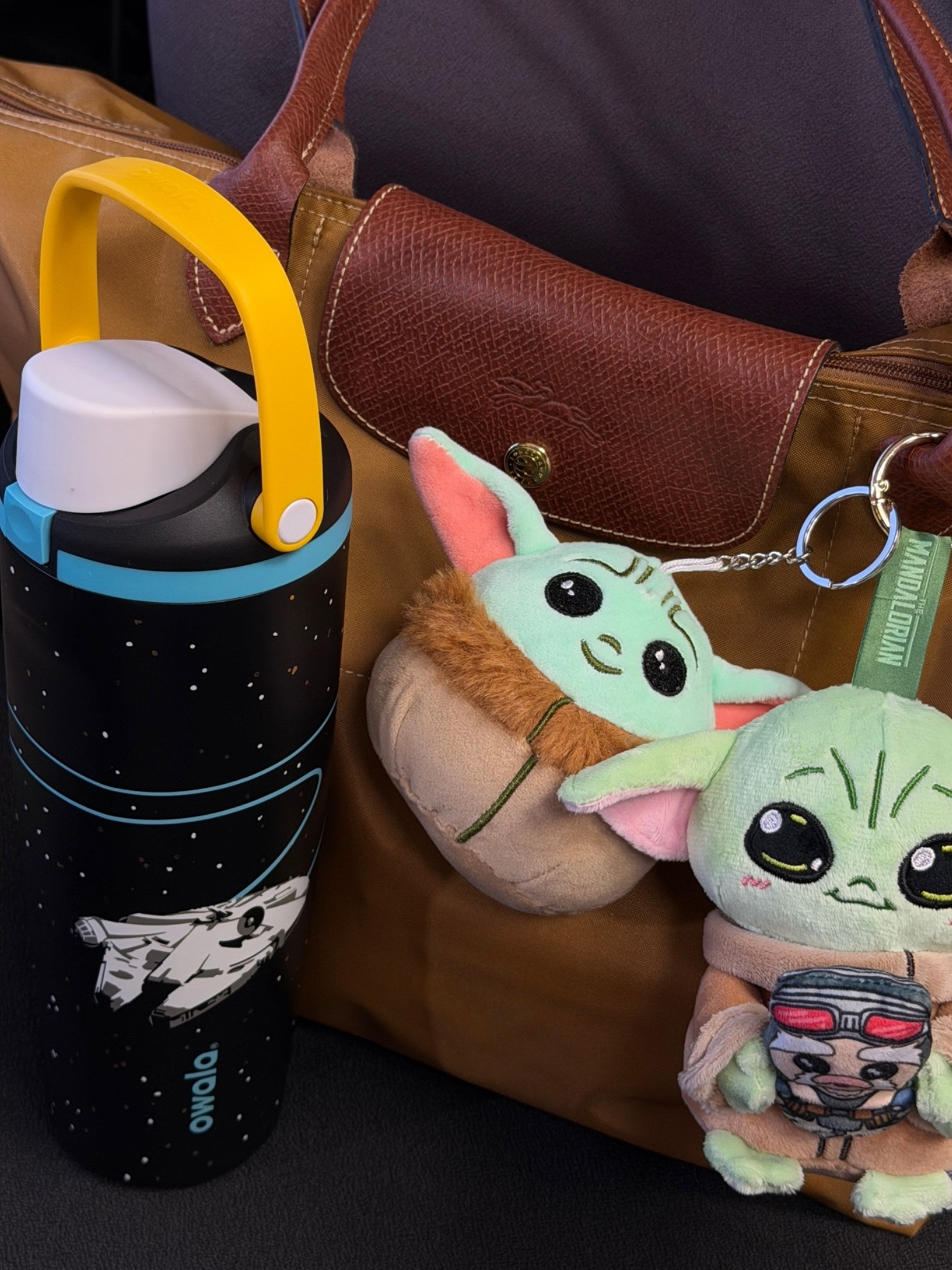 Star Wars Accessories 💫💚

Bag: Longchamp
Owala: Amazon
Grogu squishmallow: Amazon
Grogu bag charm: gifted (brand: Cosbi) linked on eBay 

Ig: @jkyinthesky

#starwars #starwarsstyle #starwarsaccessories #longchamp #accessories #starwarsgirl #disneystyle #disneyaccessories #themandalorian #grogu

#LTKootd #LTKgrwm #LTKdayinmylife
