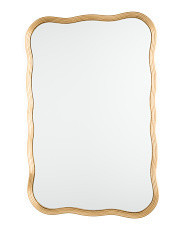24x36 Rectangle Scalloped Mirror | Marshalls