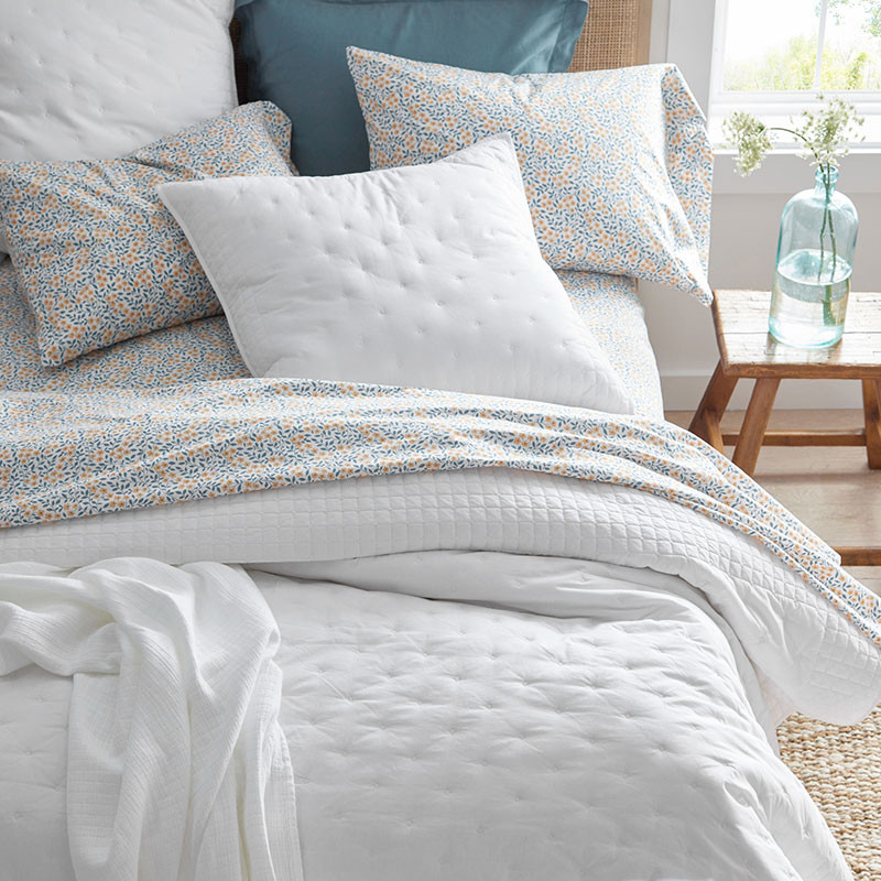 Pintuck Quilt - White, Twin | The Company Store