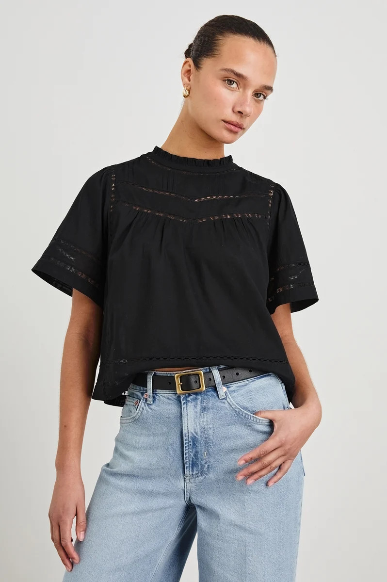 DAISY TOP - BLACK | Rails