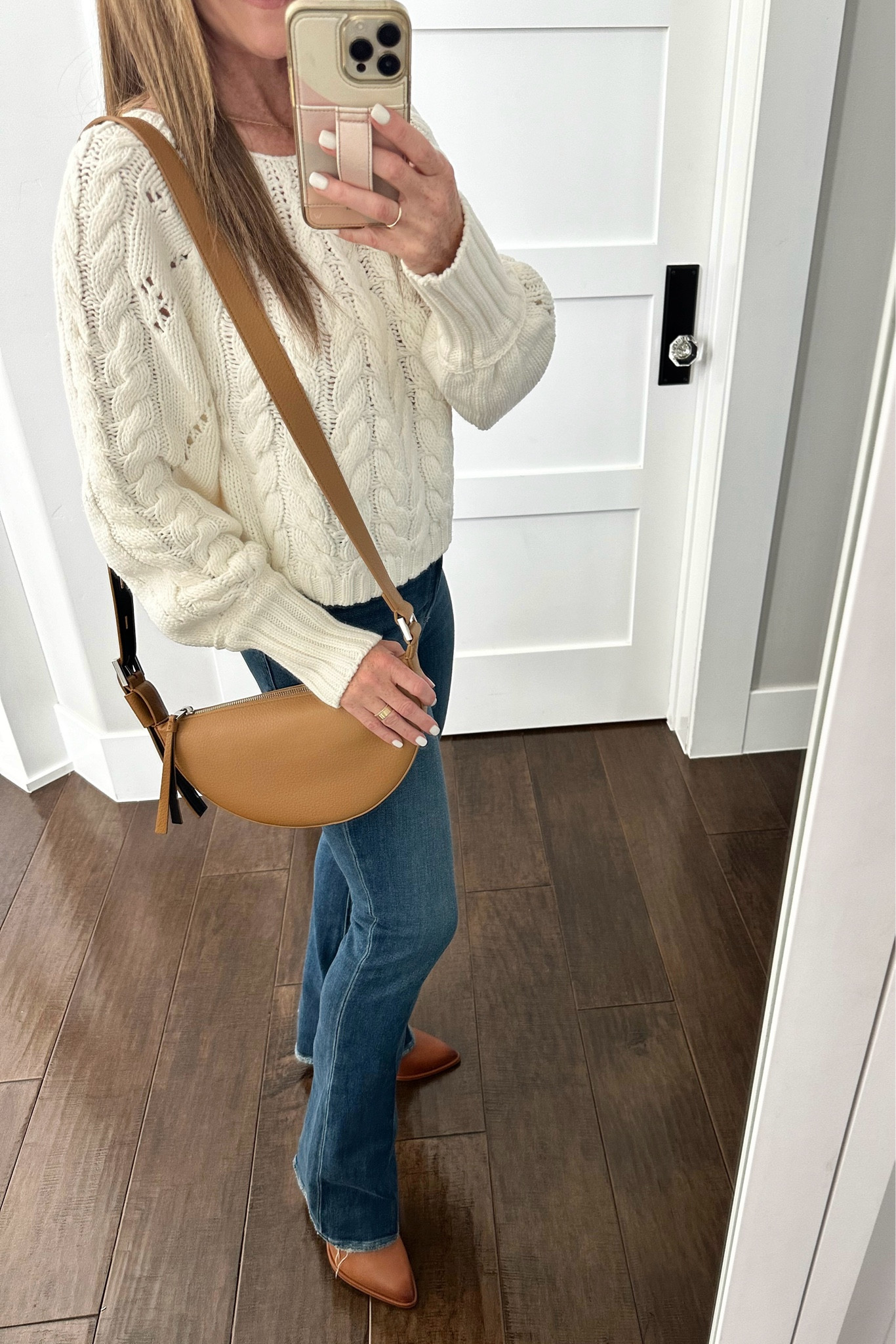 A favorite bag and sweater from the N sale! These jeans and boots are still in stock too! 👏🏻
#LTKSummerSales 

#LTKSaleAlert #LTKxNSale #LTKStyleTip