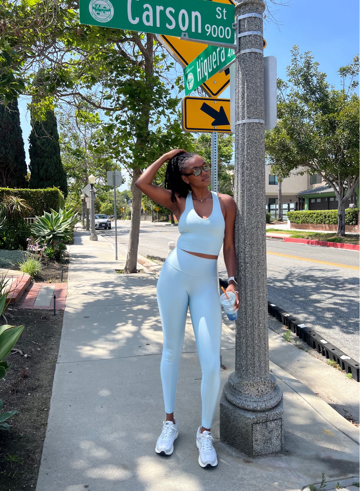 the perfect baby blue workout set for summer 🦋

#LTKStyleTip