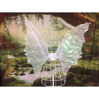 Fairy Wings White Realistic Shimmery Iridescent Butterfly | Etsy (US)