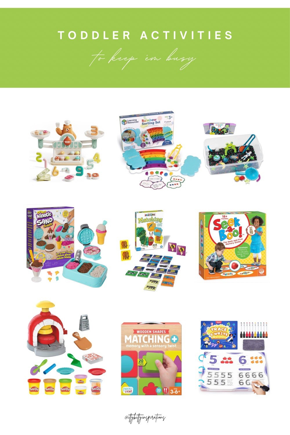 Some of our favorite toddler activities that keep our little man busy for more than 2 mins! 😆

#LTKGiftGuide #LTKFamily #LTKKids