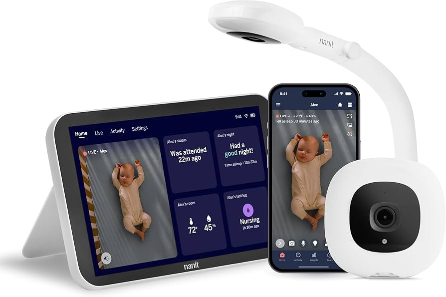 Nanit Smart Baby Monitor System with Floor Stand - Crystal-Clear Video, Real-Time Notifications, ... | Amazon (US)