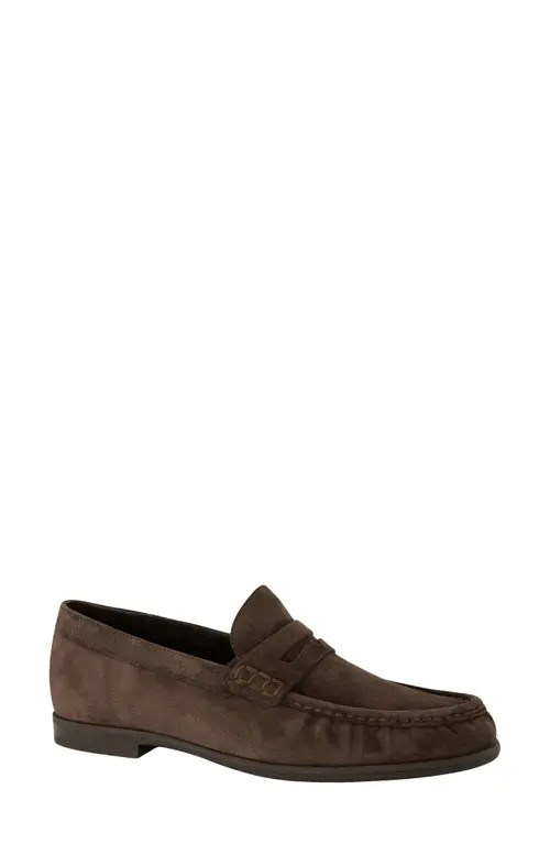 Paul Green Emmy Penny Loafer in Mocca Soft Suede at Nordstrom, Size 9 | Nordstrom