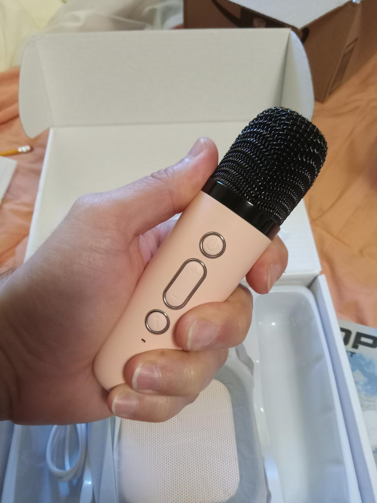 Kids Karaoke Machine for Girls Gifts: Mini Portable Singing Machine with 2 Wireless Microphones -... | Amazon (US)