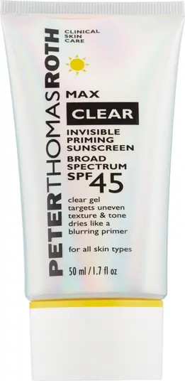 Max Clear Invisible Priming Sunscreen SPF 45 | Nordstrom