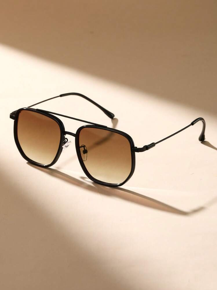 1pc Women Pilot Frame Square Classic Fashion Sunglasses For Outdoor Travel Daily Accessories Sunglasses Beach Sun Glasses Beach Accessories For Women Sun Glasses Sunglasses Shades Basics And Suit For Sweater Jeans Sweatpants Hoodie Jackets Dress And Long Sleeve Shirt Fashionable Shade Elegant Outfit Family Outings Travel Vacation Holiday For Summer Beach Vacation,Outdoor,Travel | SHEIN