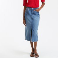 Shift Midi Skirt in Denim | La Redoute (UK)