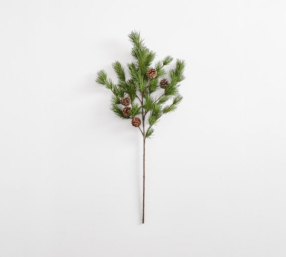 Faux Green Pine Branch | Pottery Barn (US)
