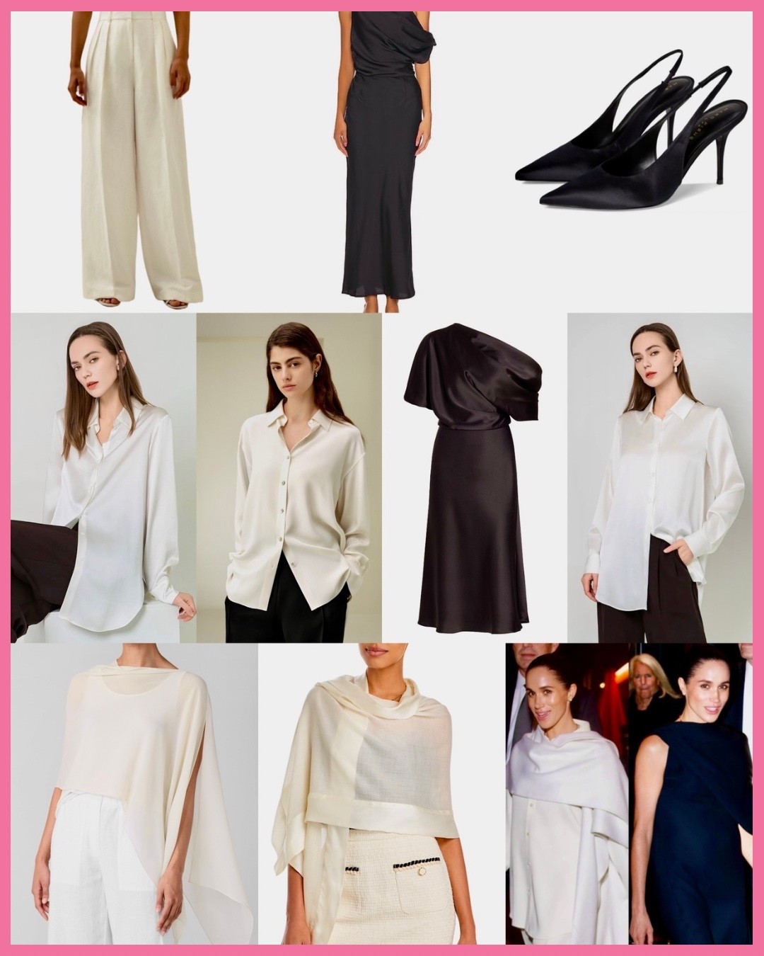 Strait from Paris Fashion Week to the Balenciaga front row, #MeghanMarkle kept it classic with crisp white separates and the perfect LBD. I’ve rounded up her Parisian looks so you can recreate that effortless couture chic — no royal budget required! 

#LTKSeasonal #LTKParties #LTKShoeCrush