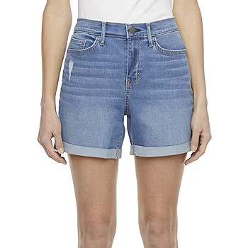 a.n.a. Womens High Rise 5'' Roll Cuff Denim Short | JCPenney