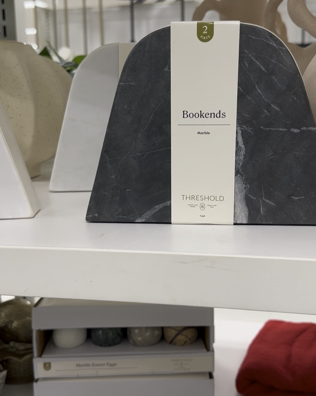 These marble bookends have a nice, modern feel to them. They come in two finishes. I’ll link all my favorite Target accessories!

#LTKHome #LTKFindsUnder50 #LTKWatchNow