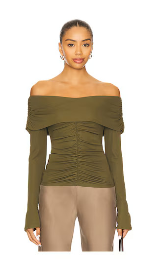 x REVOLVE Suki Top in Olive Green | Revolve Clothing (Global)