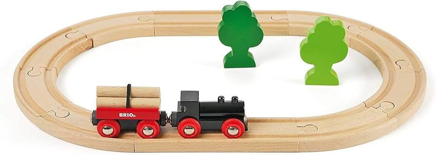 BRIO World - 33042 Little Forest Train Set - Premium 18-Piece Wooden Toy Train Set with Track and... | Amazon (US)