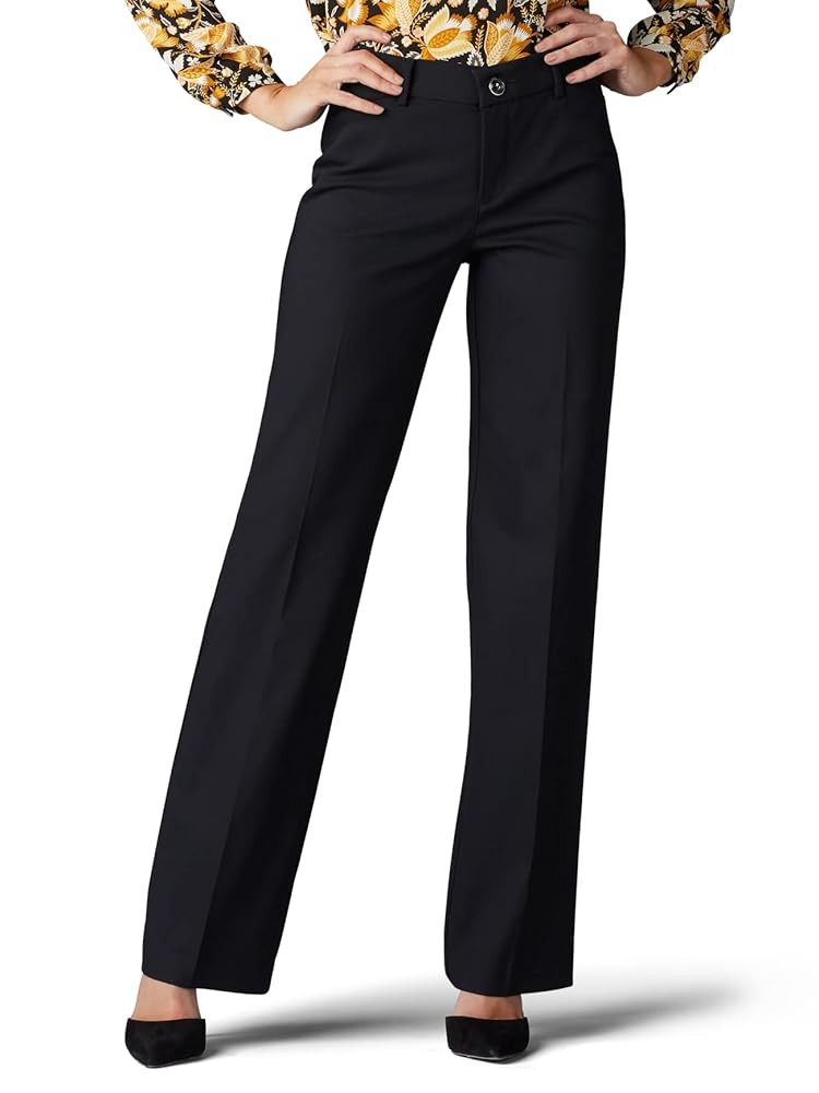 Lee Women's Ultra Lux Comfort with Flex Motion Trouser Pant | Amazon (US)
