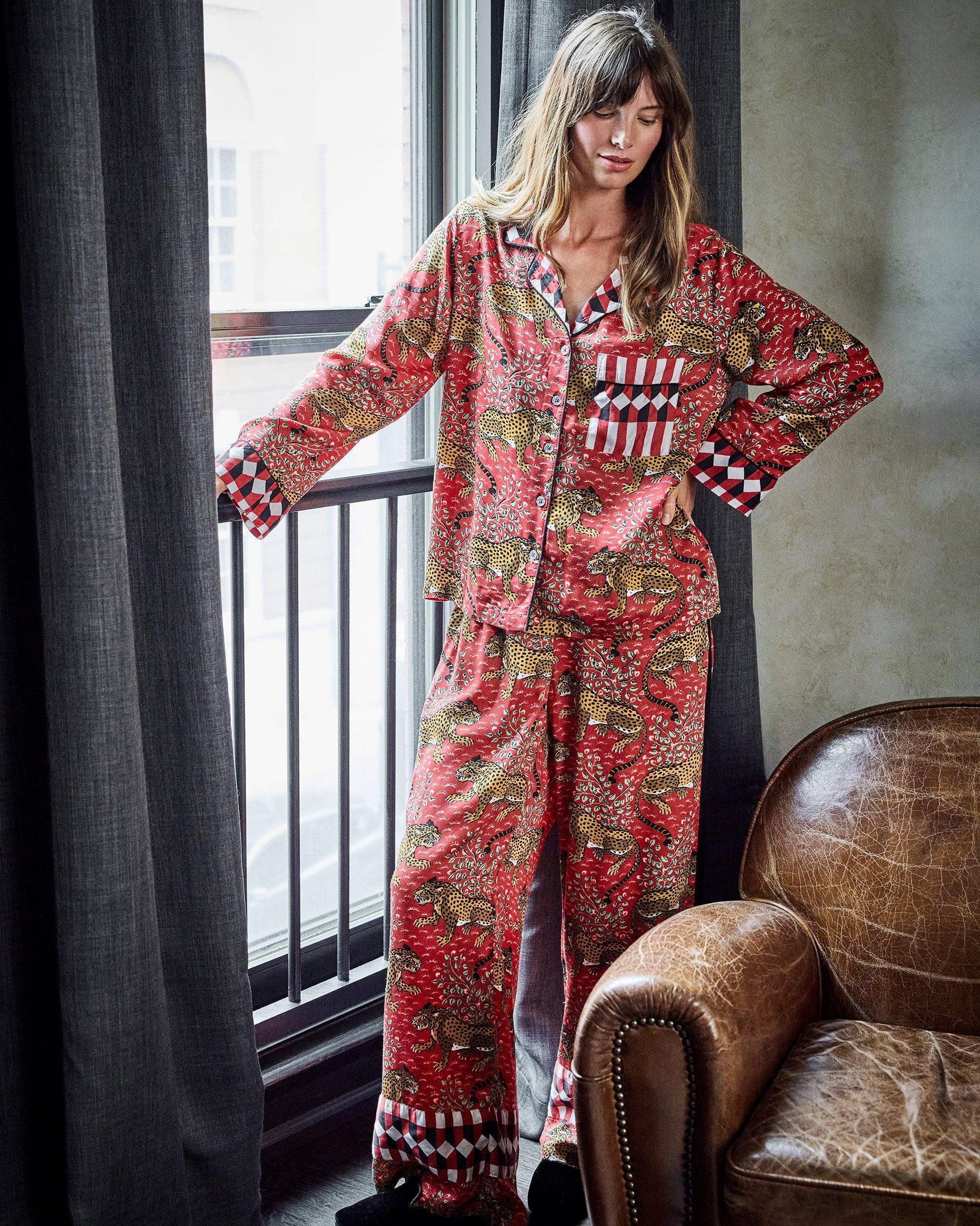 Bagheera - Eco Satin Rittenhouse Set - Scarlet | Printfresh