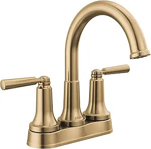 Delta Faucet Saylor Gold Bathroom Faucet, Bathroom Sink Faucet, Centerset Bathroom Faucet for Bat... | Amazon (US)
