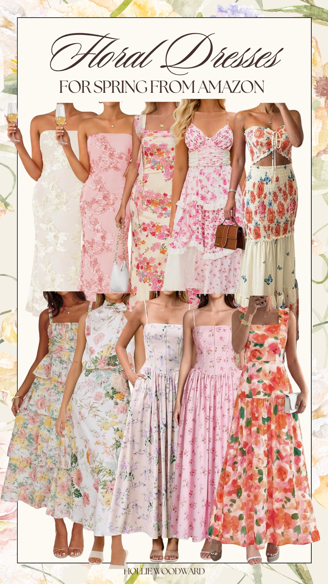 floral dresses from amazon for spring 💐🌸 

 #LTKSeasonal