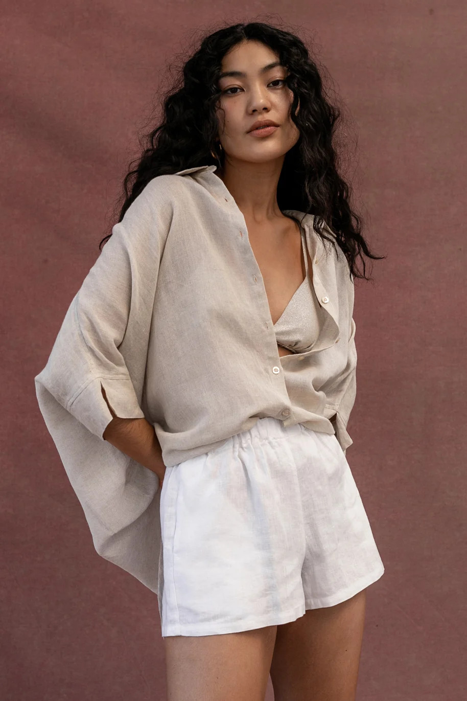 NEISHA SHORT - IVORY | POSSE (US)