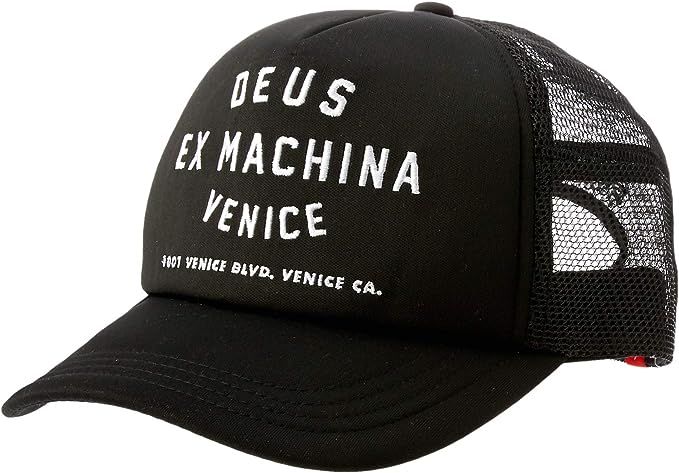 Casquette Trucker Venice Address noir DEUS EX MACHINA | Amazon (FR)