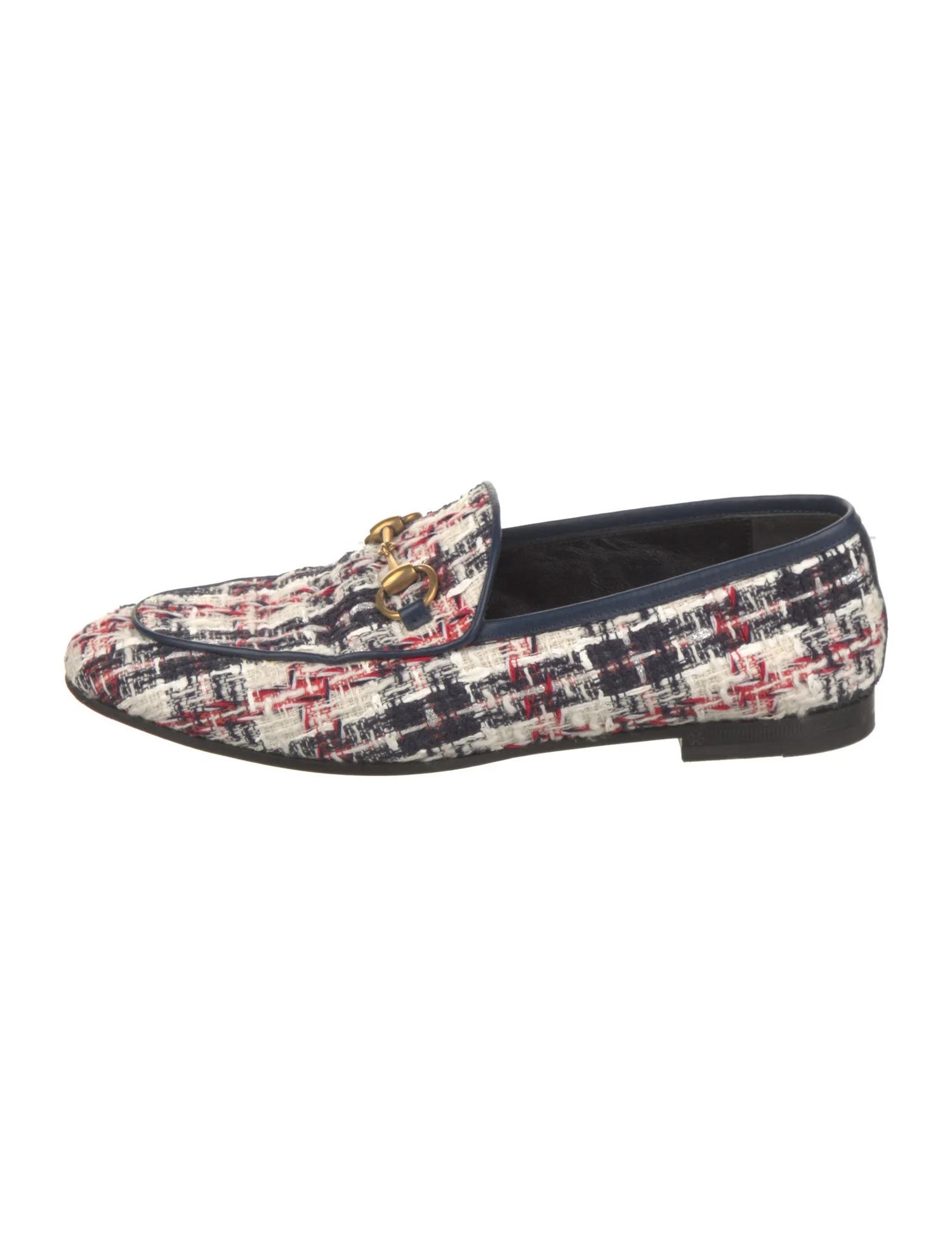 1955 Horsebit Accent Tweed Loafers | The RealReal