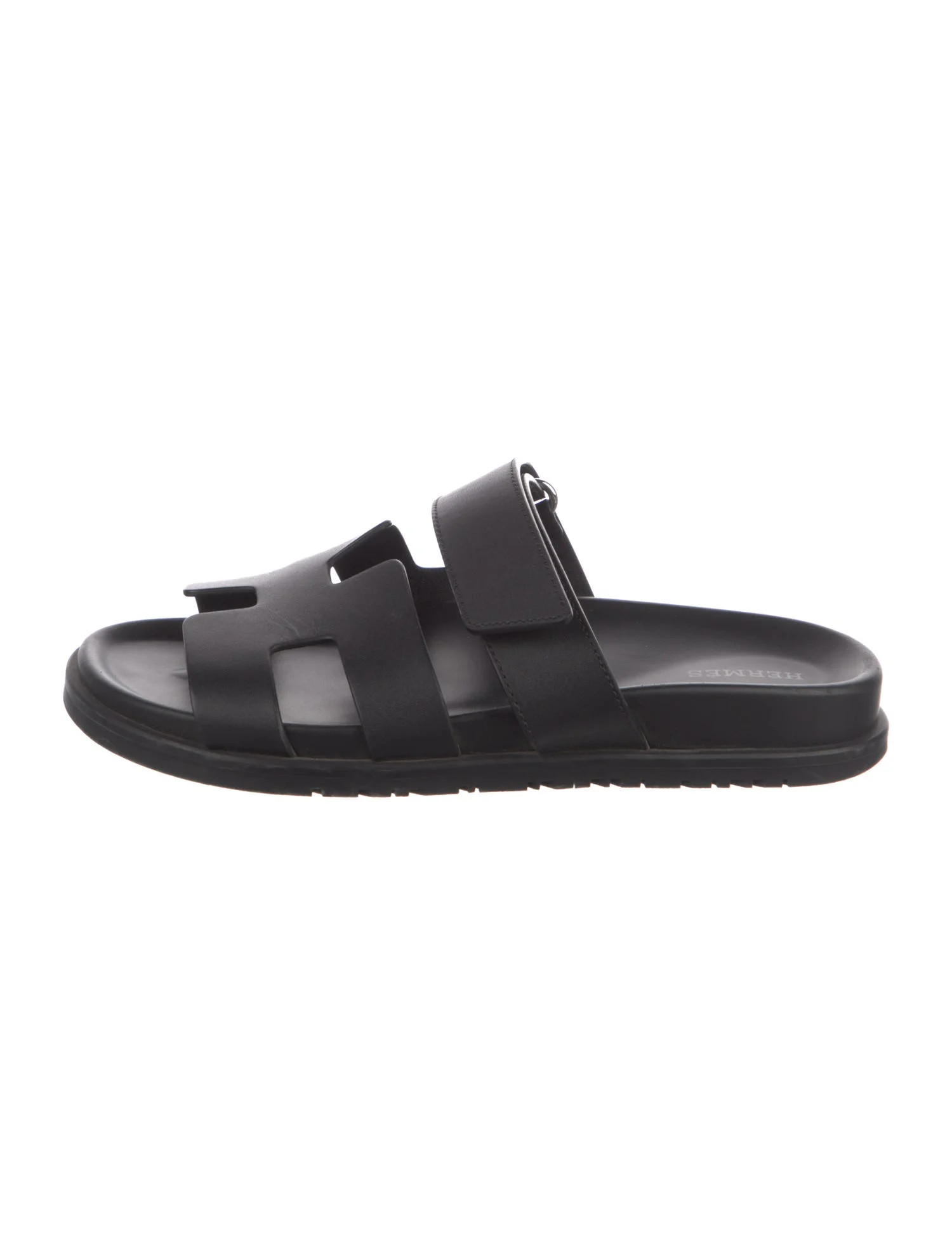 Herm\u00e8s 2024 Chypre Slides - Black Sandals, Shoes - HER838650 | The RealReal | The RealReal